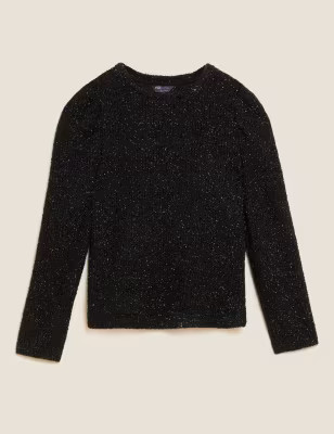 Textured Round Neck Top | Marks & Spencer (UK)