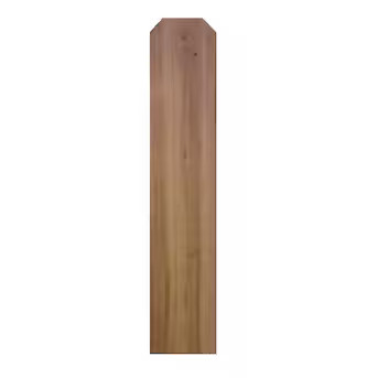 19/32-in x 5-1/2-in x 6-ft Cedar Dog ear Fence Picket | Lowe's