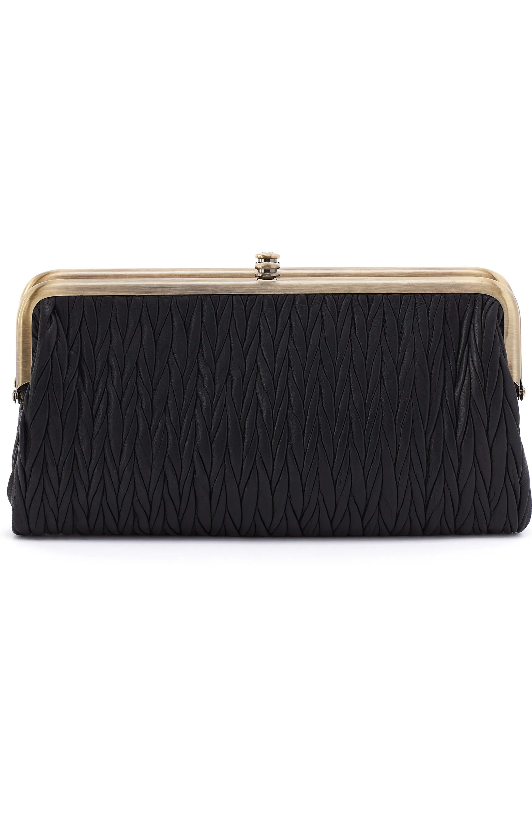 Lauren Leather Double Frame Clutch | Nordstrom