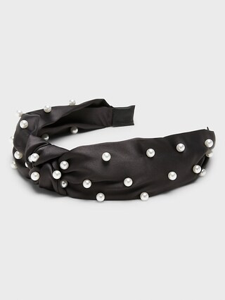 Pearl Embellished Headband | Banana Republic Factory