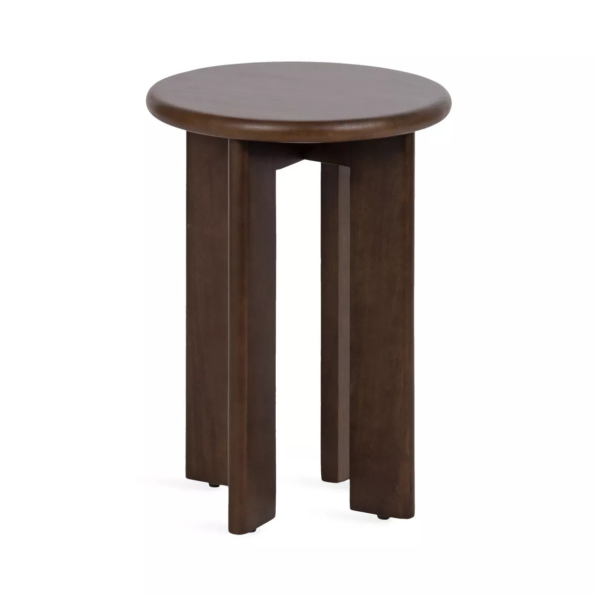 Kate and Laurel Seebeck Round Side Table, 14x14x20, Dark Brown | Target
