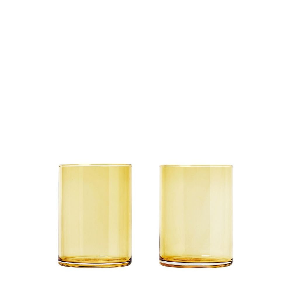 Mera Glassware (Set of 2) - Tall Gold | West Elm (US)