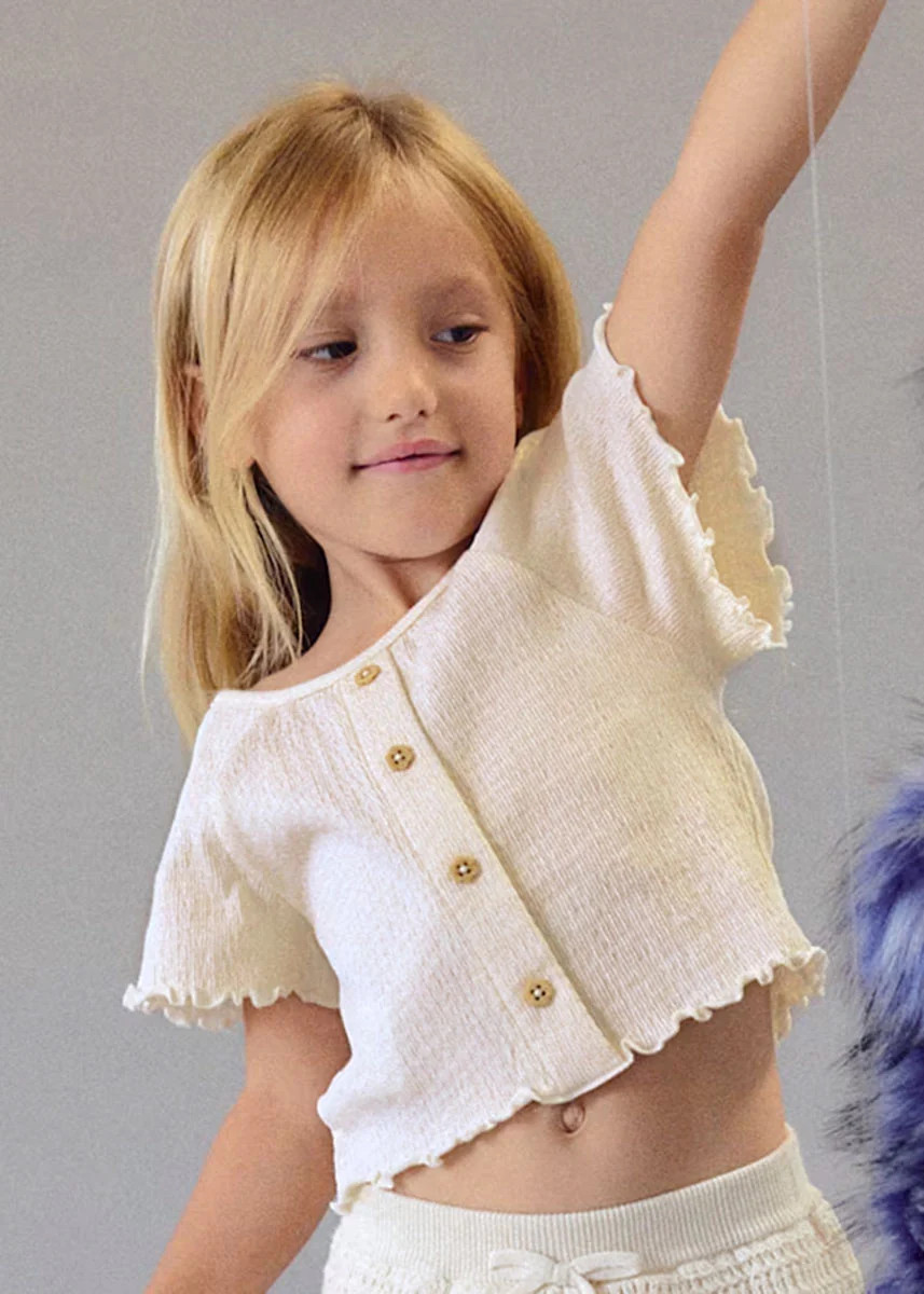 Mackenzie Button Down Top - Bone | Alice & Wonder