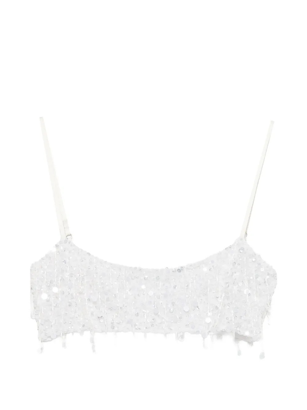 Asta Resort Yasmin bead-embellished bralette - White | Farfetch Global