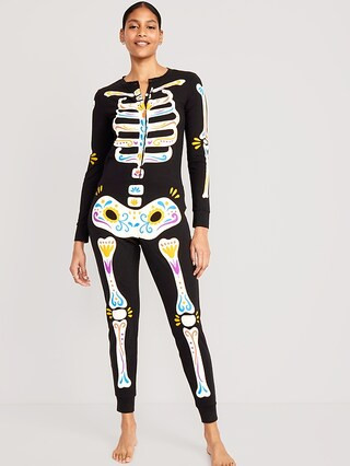 Matching Halloween One-Piece Pajamas for Women | Old Navy (US)