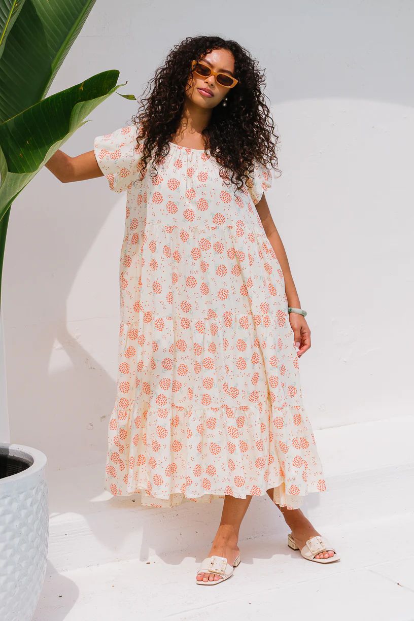 Harvey Dress in Cream Floral | Ivy City Co