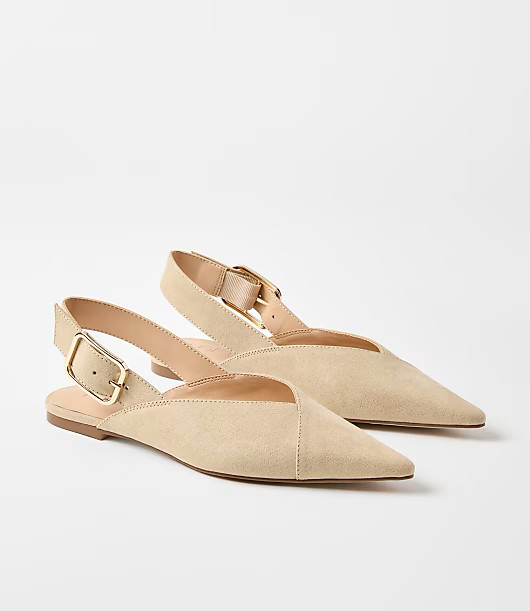 Loft Modern Slingback Flats | LOFT