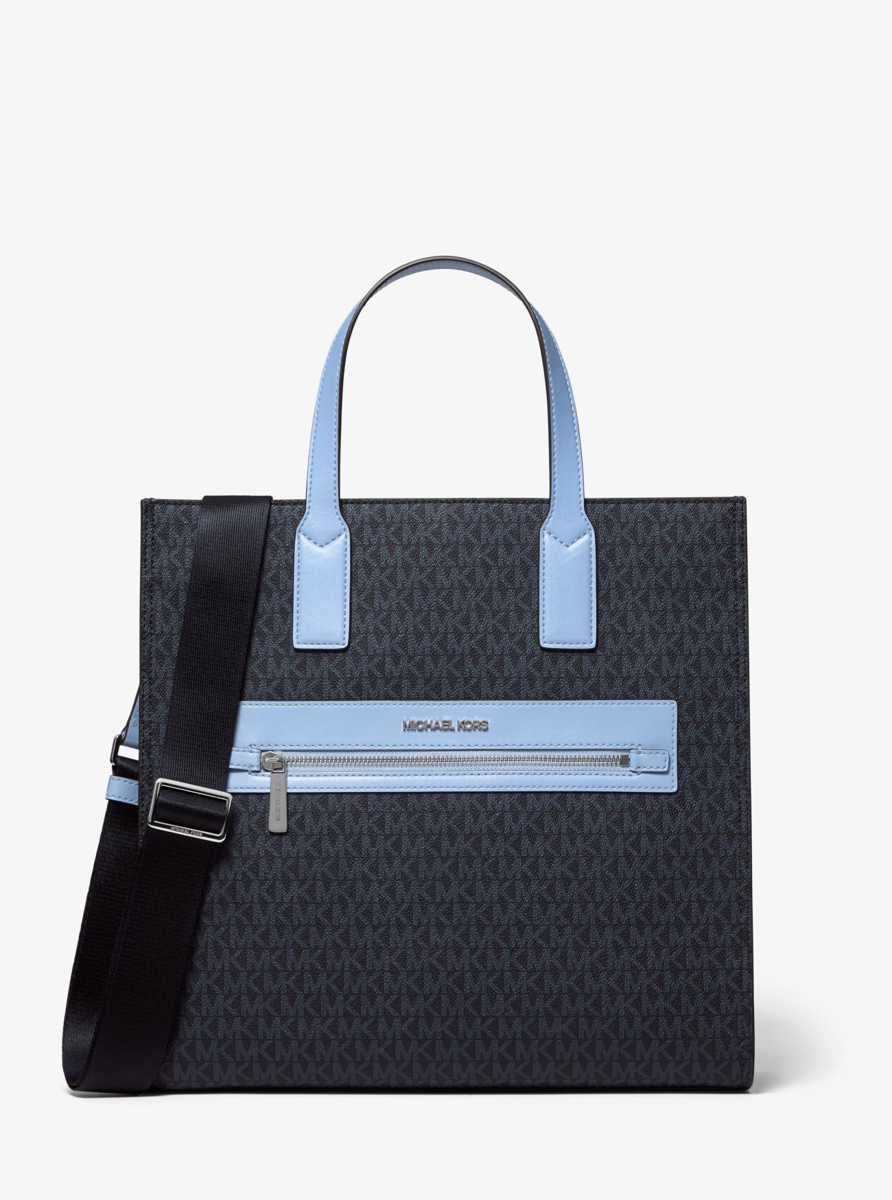 Kenly Large Signature Logo Tape Tote Bag | Michael Kors US