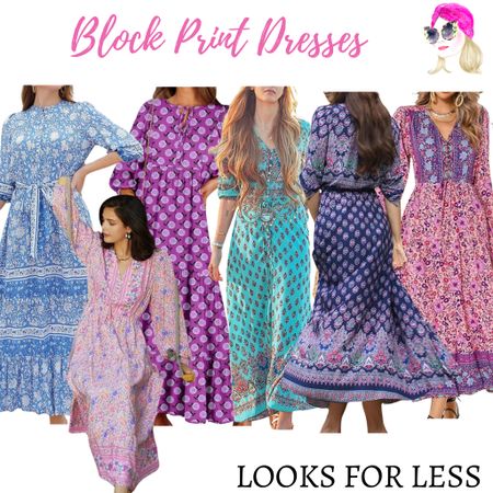 TRENDING: Block print dresses. So pretty for warmer weather. 

#LTKFindsUnder50 #LTKOver40