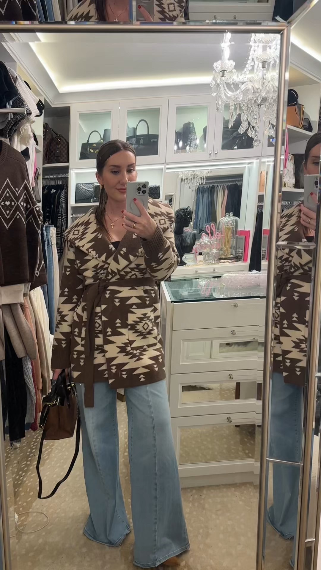 The perfect warm wrap sweater 
Medium 

#LTKootd