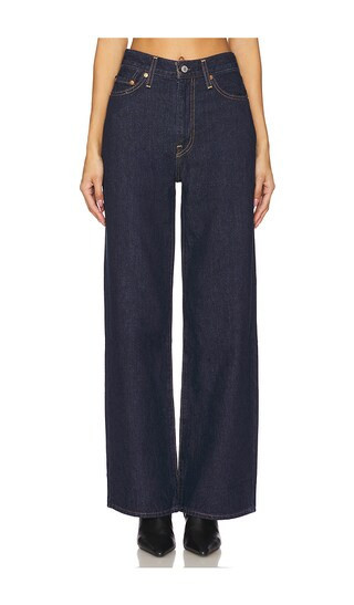 LEVI'S Ribcage Wide Leg Jeans in Blue. - size 29 | Revolve Clothing (Global)