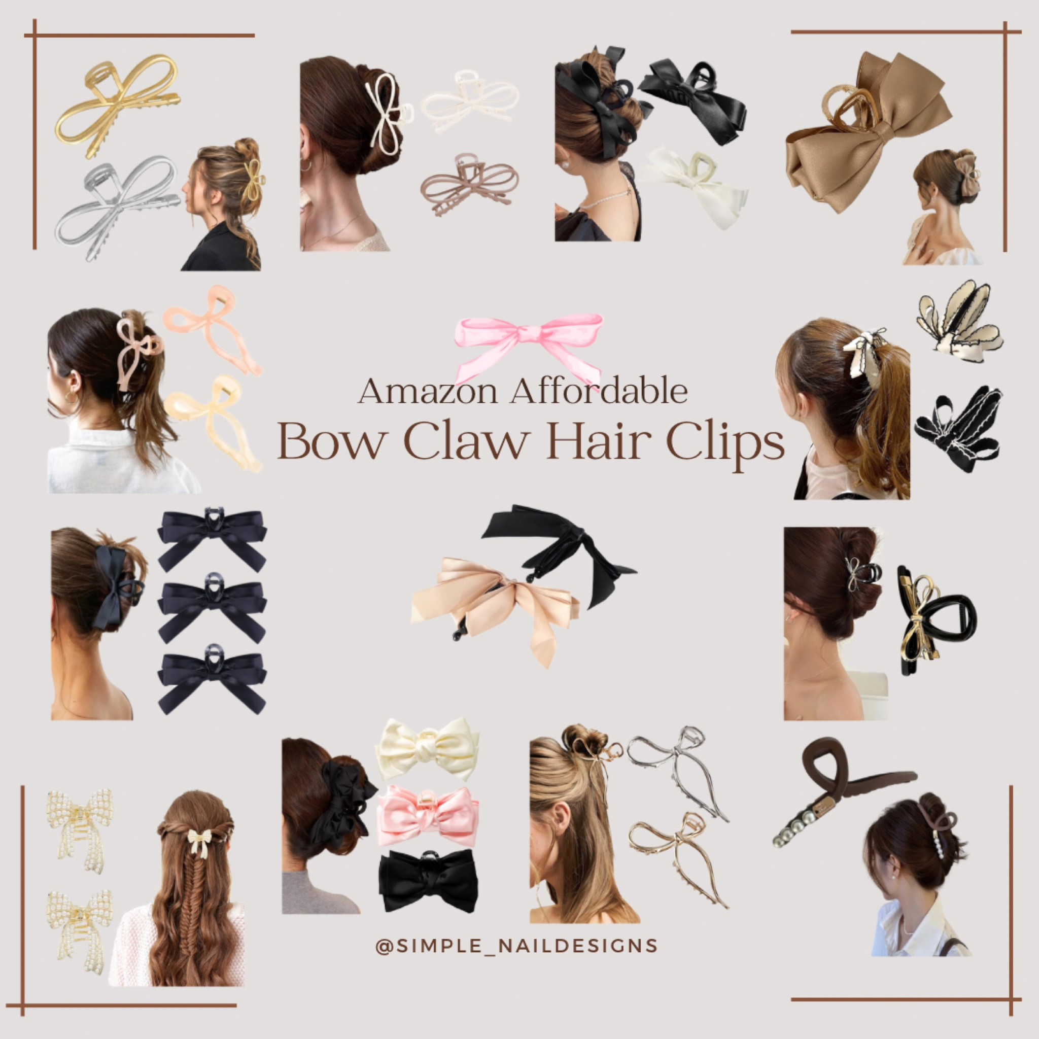 Bow Claw Hair Clips | Amazon Finds

*Heart this post and be notified of price drops | then shop from your Favorites*

#hair #hairbow #hairclawclips #clawclips #hairaccessories  #bowhairaccessories #bowonhair #amazonfinds #cutehairbow 


#LTKHome #LTKBeauty #LTKStyleTip