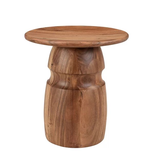 Bednarz Solid Wood Drum End Table | Wayfair North America