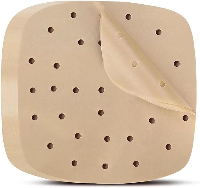 Air Fryer Parchment disposable Paper Liners: 200PCS 8.5 inch Square Perforated parchment paper, P... | Amazon (US)