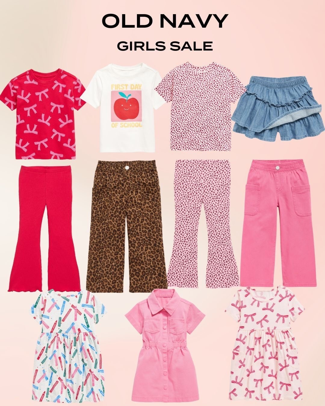 Old Navy sale on girls back to school clothes!

#LTKFindsUnder50 #LTKKids #LTKSaleAlert