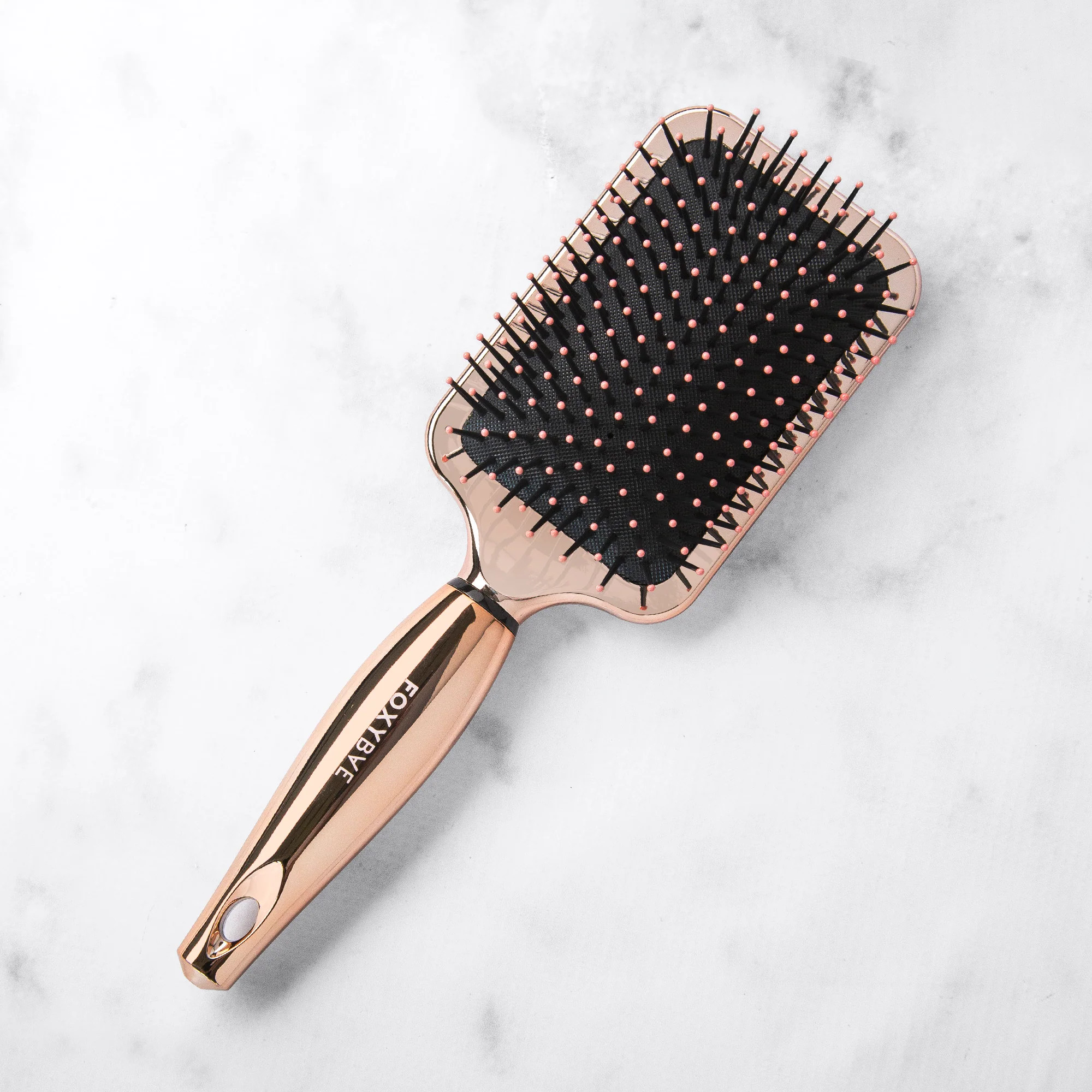 ROSE GOLD PADDLE BRUSH | FoxyBae 