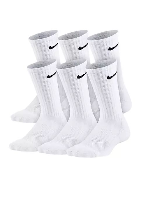 Unisex 6-Pack Performance Cushioned Crew Training Socks | Belk