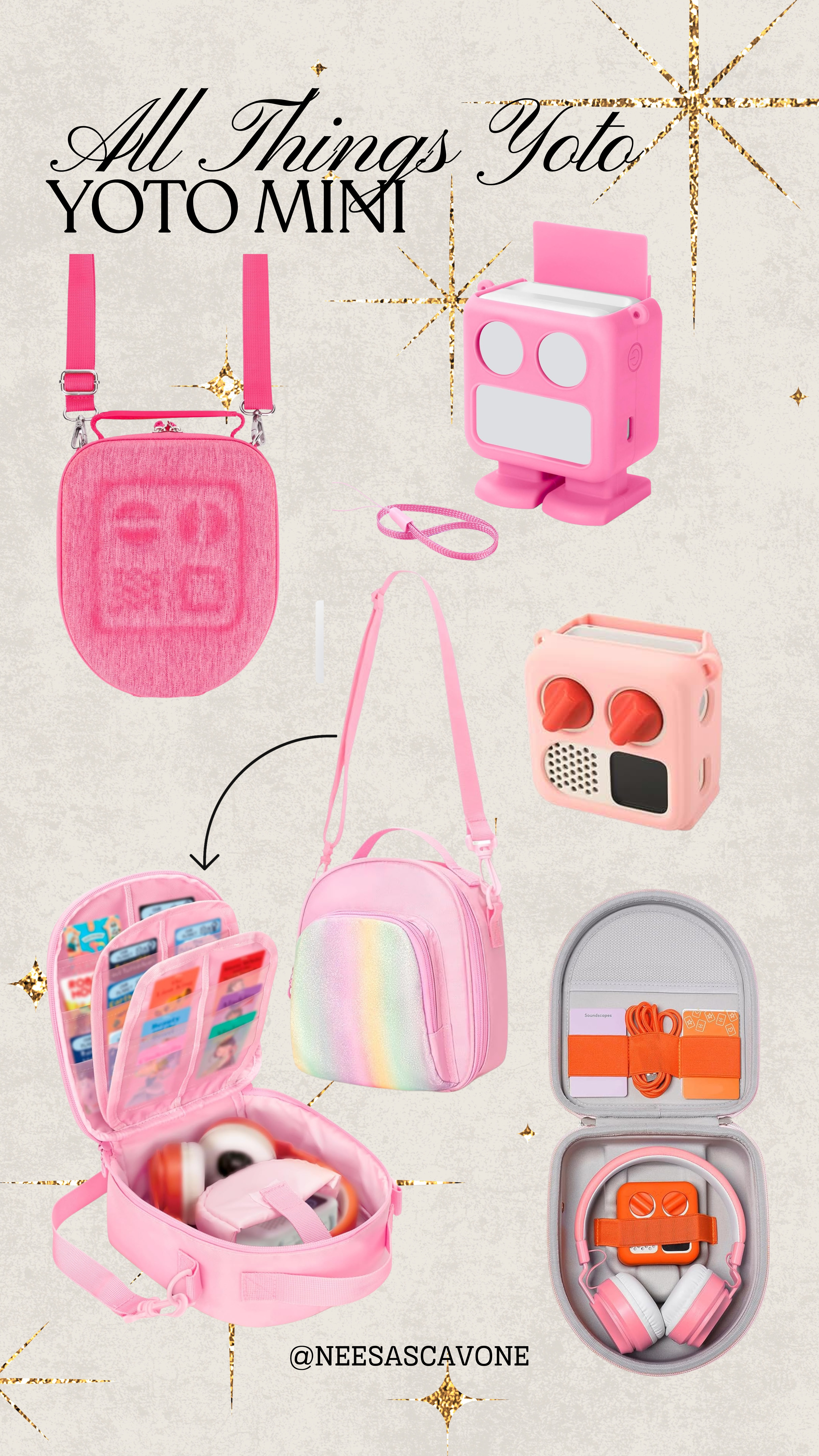 All things Yoto Mini 💕 Perfect for road trips, quiet time, or bedtime stories, my girls are going to be obsessed! Grabbing them for christmas!
Linked all our favorite accessories, card cases, and carry bags so everything stays cute + organized 🎧✨ #YotoMini #YotoPlayer #YotoForKids #KidsAudioPlayer #ScreenFreeFun #GiftIdeasForKids #ToddlerGiftGuide #PreschoolEssentials #LTKfamily #LTKholidaygifts #LTKunder50 #MomLifeMustHaves #PlayroomFavorites #TravelWithKids #ScreenFreePlay #giftguide #kidgiftguide #toddlergiftguide #girlsgiftguide #boysgiftguide 

 #LTKGiftGuide #LTKTravel #LTKKids