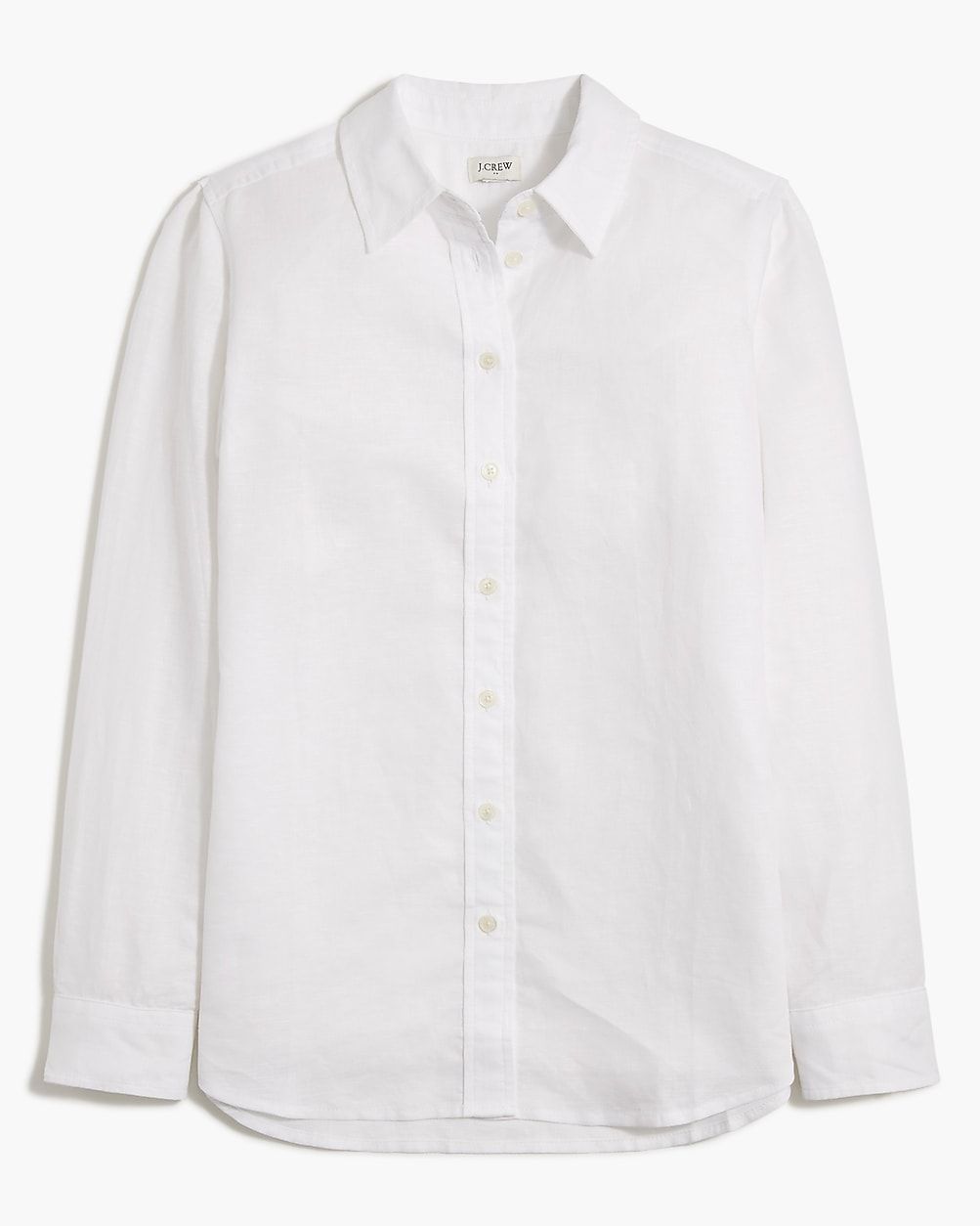 Petite linen-blend button-up shirt | J.Crew Factory