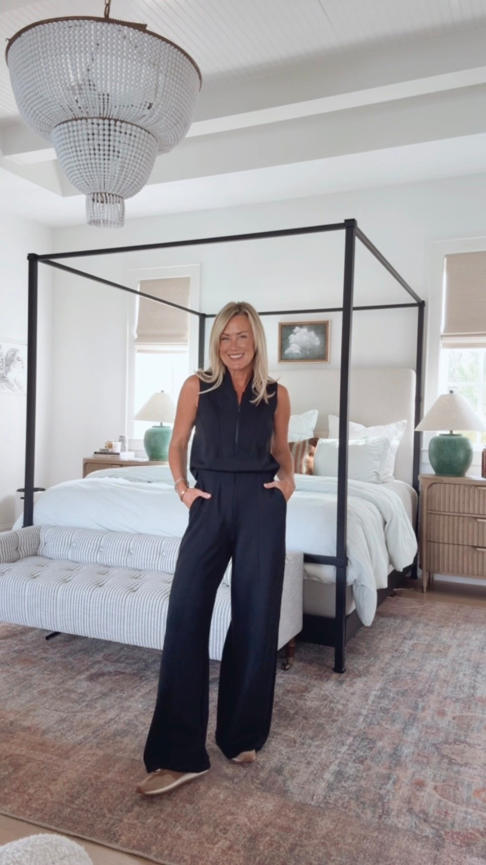 20% OFF everything at SPANX 🤍 Use code LTKSPANX at checkout! Sale runs 3/12–3/15, so don’t wait on this one.

All the things you love about the classic Spanx sets but in a sleeveless jumpsuit! Obsessed with this style.
Jumpsuit: XS

#LTKootd #LTKOver40 #LTKTravel