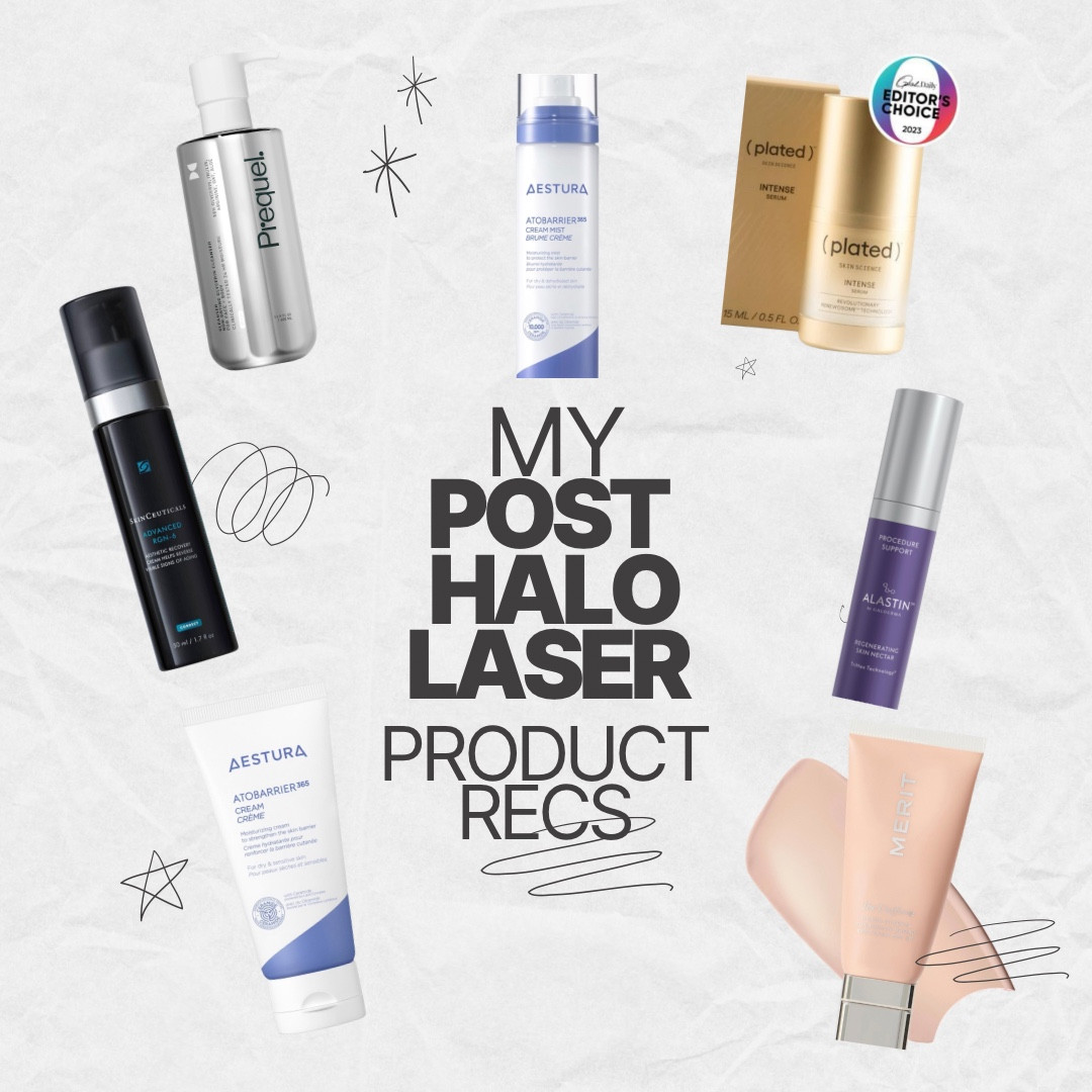 Halo Week 1 is all about calming your skin, protecting the barrier, and keeping things as simple as humanly possible. These are the exact products I used after the first 24 hours, in the exact order I applied them.

If you’re prepping for a Halo—or you’re currently in that spicy, swollen phase—this is the routine that kept my skin hydrated, soothed, and supported while the MENDS did their thing:

What your skin needs this first week:
• Gentle cleansing only — no scrubs, no exfoliation, nothing abrasive
• Continuous hydration + barrier repair
• Zero actives (retinol, vitamin C, acids, exfoliants)
• SPF later in the week only when your skin can tolerate it
• Hands OFF the MENDS
• Breakouts are normal (I had a few surprise visitors 😅)
• Keep product off your hairline — trust me on this one

⸻

My Step-by-Step Routine (shown in the carousel):

Step 1: Prequel – Gleanser Gentle Cleanser
Step 2: Aestura – Atobarrier365 Cream Mist
Step 3: Plated – Intense Serum
Step 4: SkinCeuticals – Advanced RGN-6
Step 5: Alastin – Regenerating Skin Nectar
Step 6: Aestura – Atobarrier365 Cream
Step 7: MERIT – The Uniform Tinted SPF (used later in the week once my skin was ready)

Everything is linked over on so you can shop the exact products.

If you’re planning a Halo soon, save this post so you’re prepped when the healing really kicks in. 💛✨

#LTKselfcare #LTKOver40 #LTKBeauty
