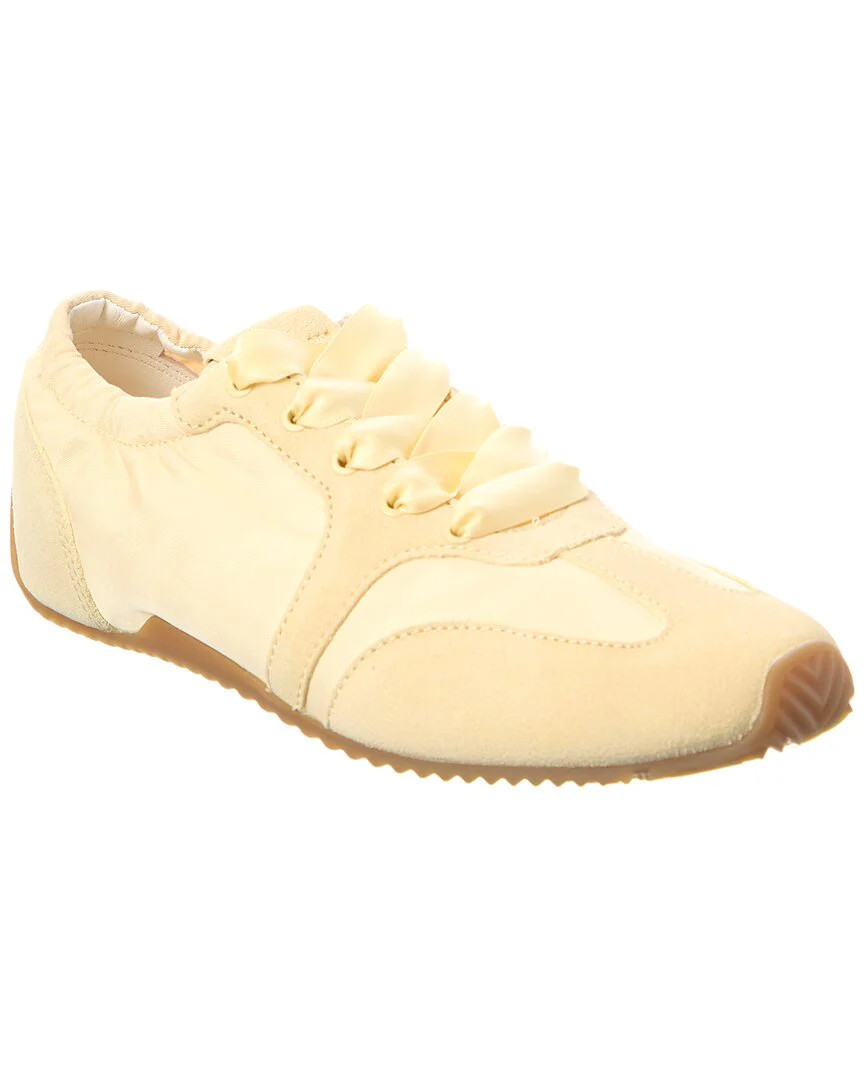 rag & bone Emilee Ballet Runner Satin & Suede Sneaker | Shop Simon