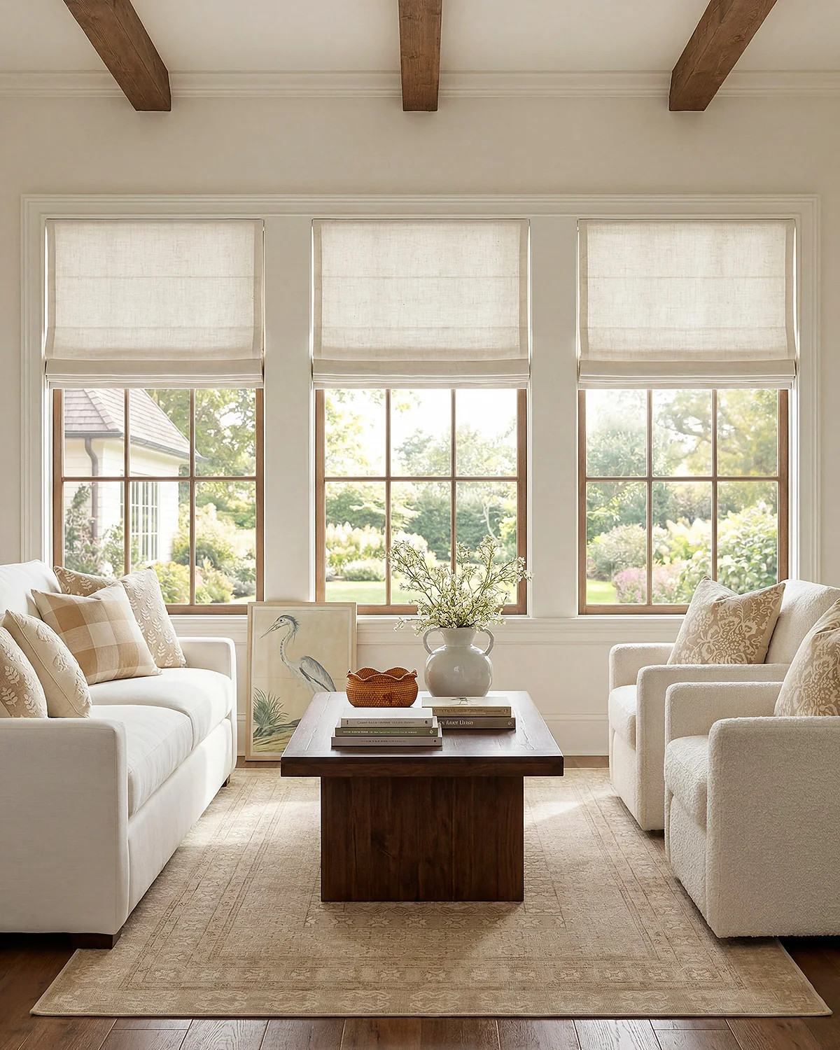 Jessa Custom Roman Shades | THREE GIRLS | Three Girls Curtains