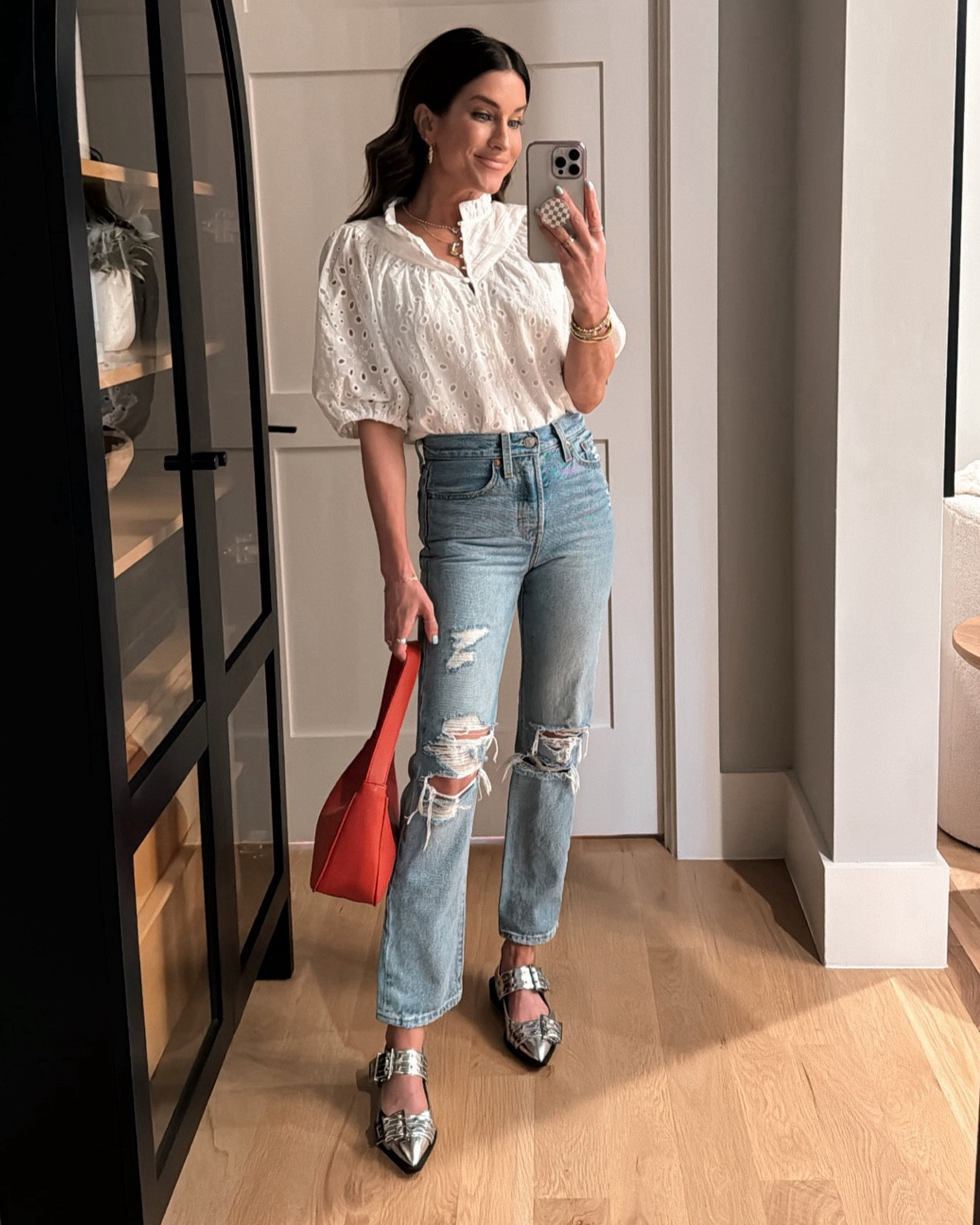 Head to toe Amazon and sooo cute!!! // size small in this eyelet top. It’s precious! 

#LTKworkwear #LTKSeasonal #LTKstyletip