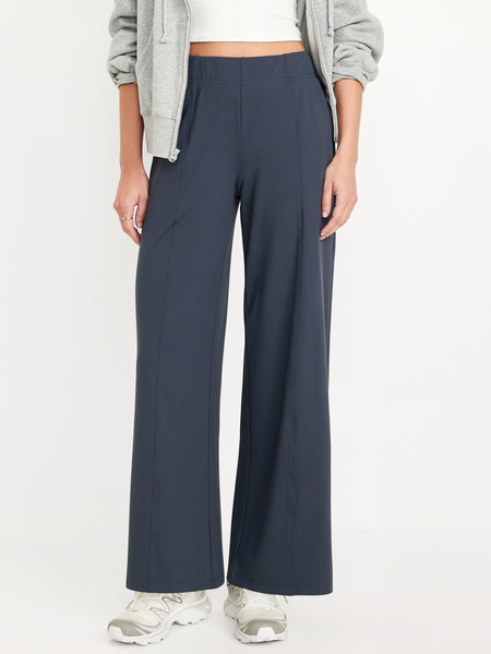 High-Waisted PowerSoft Trouser Pants | Old Navy (US)