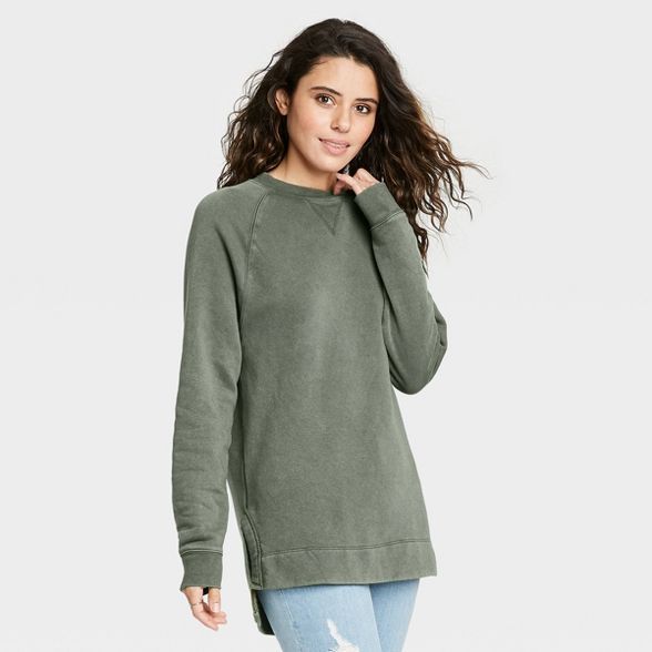 Women's Fleece Tunic Sweatshirt - Universal Thread™ | Target