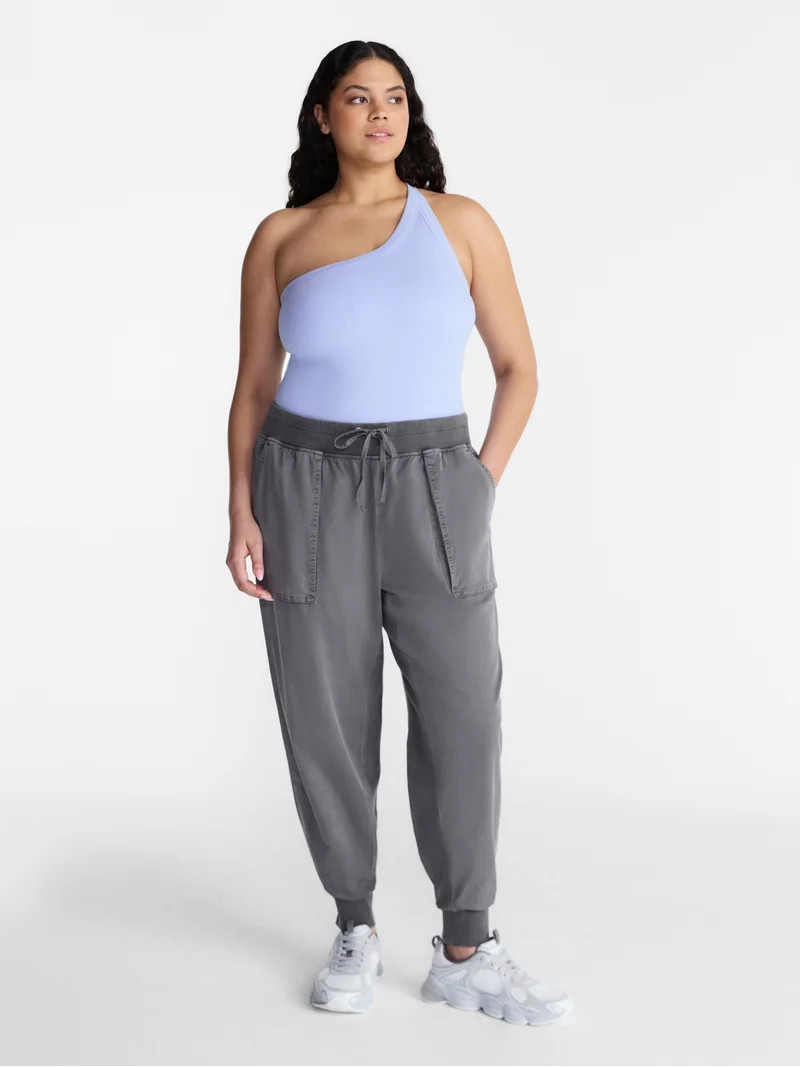 Avia Women's and Women's Plus Relaxed Fit Joggers, 28'' Inseam, Sizes XS-4X | Walmart (US)