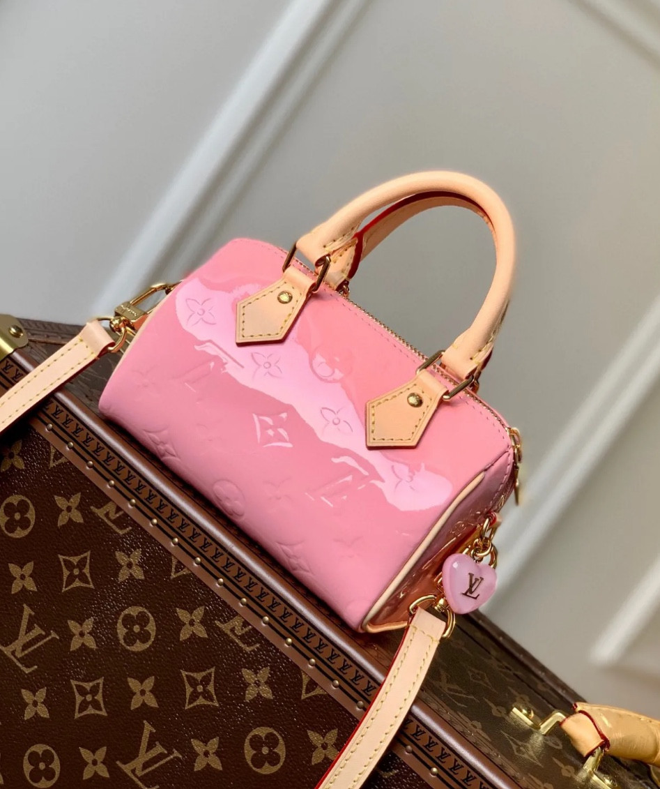 Louis Vuitton Monogram Denim Rose Nano Speedy Bag For Sale at 1stDibs   louis vuitton nano speedy mochi pink, denim nano speedy, pink nano speedy  bag