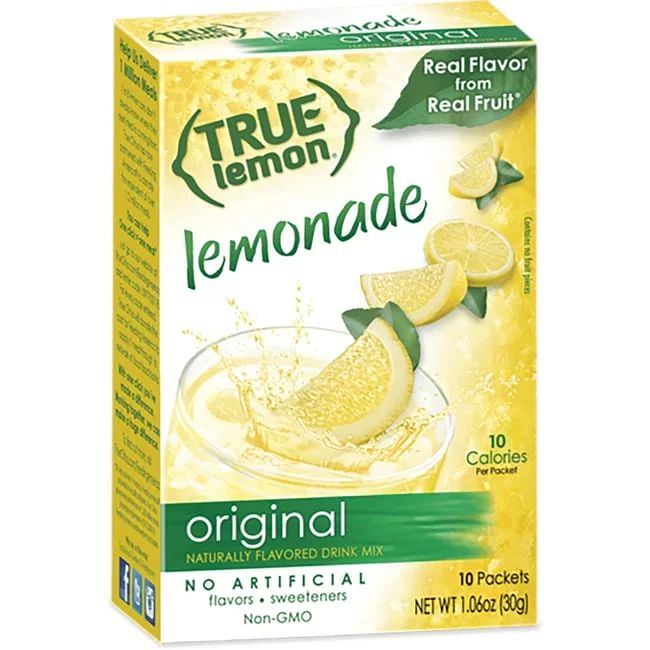 True Lemon Original Lemonade Powdered Drink Mix - 10 Sticks | Walmart (US)