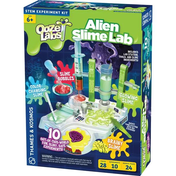 Thames & Kosmos Ooze Labs Alien Slime Science Lab - Walmart.com | Walmart (US)