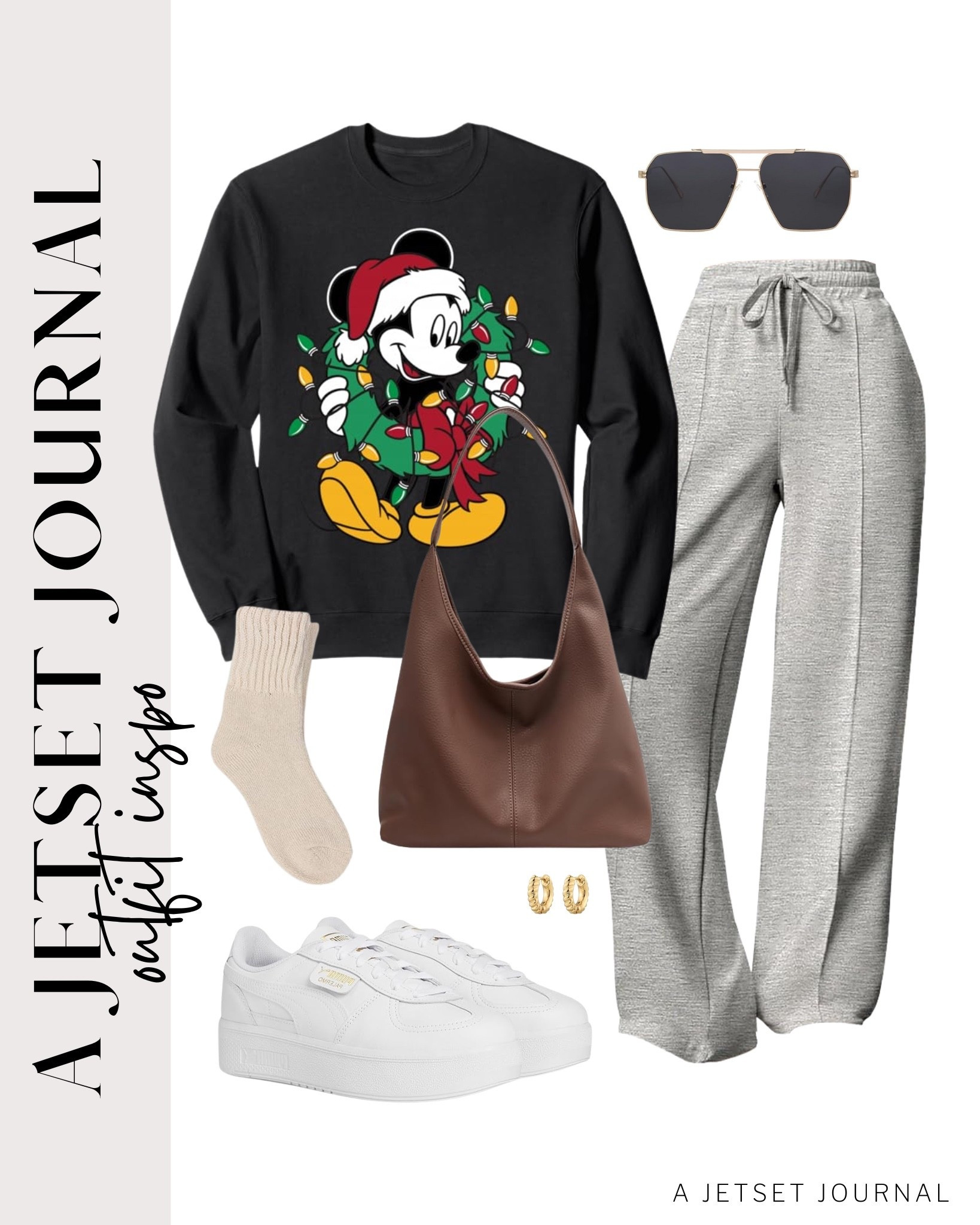 Stay warm this holiday season in a comfy sweatshirt and soft sweatpants!
holiday outfit idea, casual christmas look, festive sweater, viral style, casual outfit idea, running errands, trasnsitional outfit, comfy shoes, trendy look, capsule wardrobe, amazon finds, affordable style, fall to winter outfit idea

#LTKSeasonal #LTKU #LTKFindsUnder50
