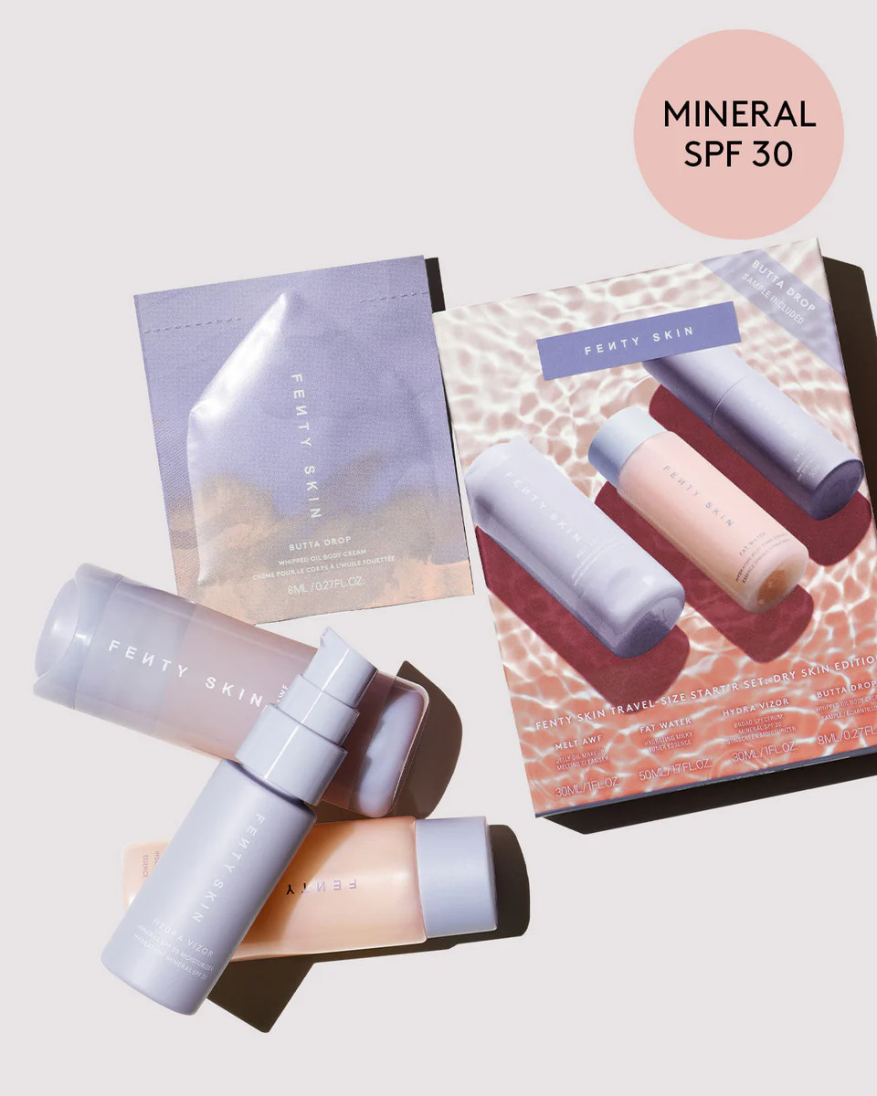 Fenty Skin Travel-Size Start'r Set with Mineral SPF: Dry Skin Edition | Fenty Beauty UK
