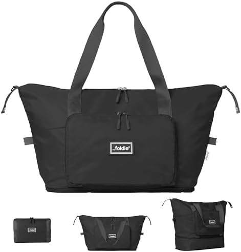 The Foldie Foldable Travel Bag for Women - 40L Weekender Bag with Multiple Pockets - Carry On Exp... | Amazon (US)