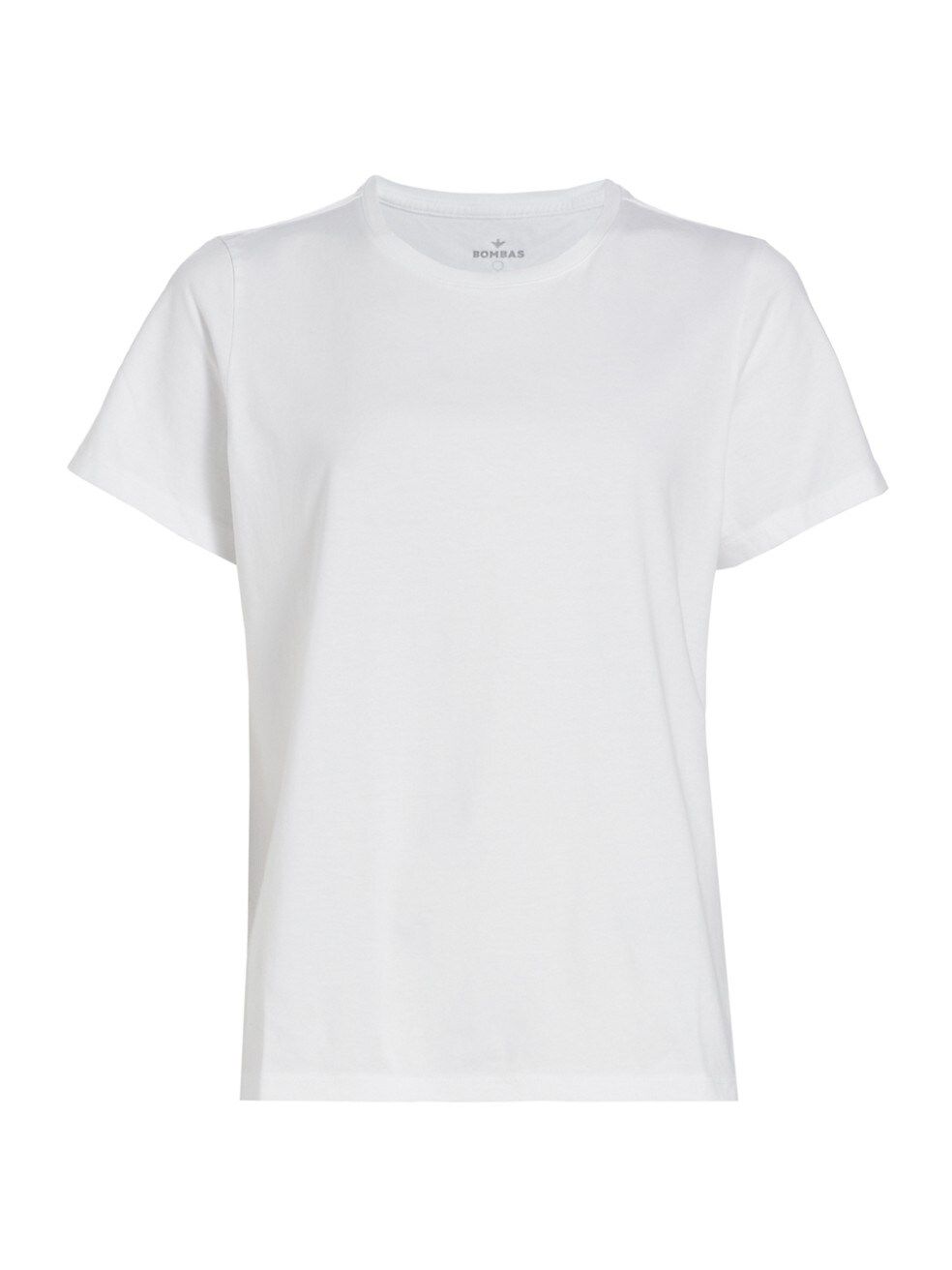 Cotton Crewneck Split-Hem T-Shirt | Saks Fifth Avenue