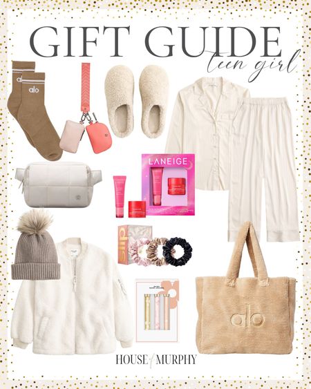 Gifts for teen girl / gifts for teenager / gifts for daughter / gifts for sister / Alo yoga / lululemon / Abercrombie / pj sets /  beauty sets / Sherpa tote bag 

#LTKGiftGuide #LTKbeauty #LTKHoliday