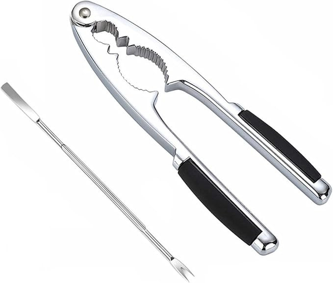 WAFJAMF Nut Crackers Heavy Duty Walnut Cracker Plier Opener,Seafood Tool,Non-slip Handle | Amazon (US)