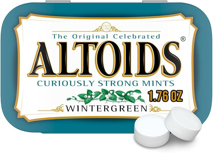 ALTOIDS Wintergreen Mints Singles Size 1.76-Ounce Tin | Amazon (US)
