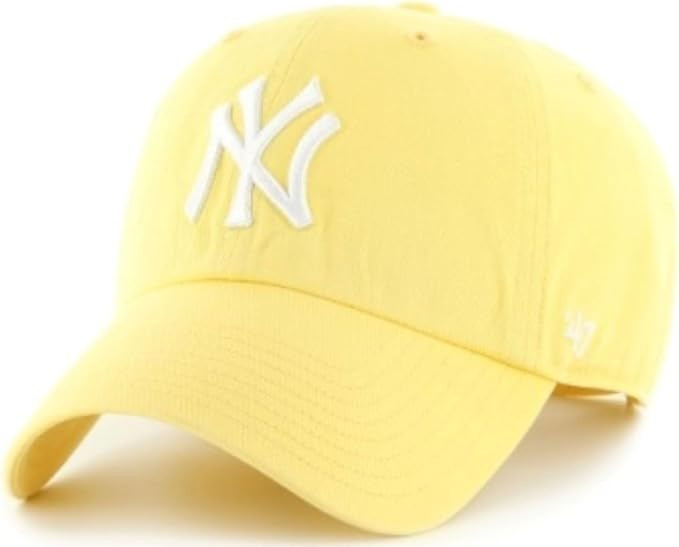 '47 New York Yankees Clean Up Adjustable Cap - Maize | Amazon (US)