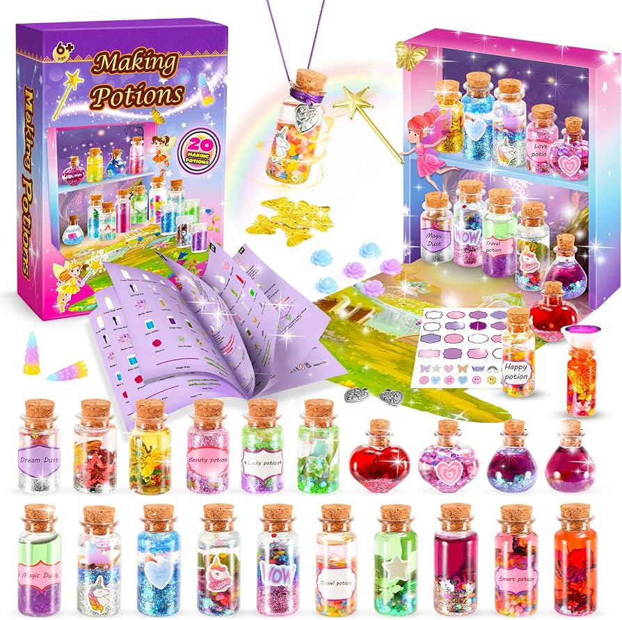 Craft Kits for Kids, Potion Making Kit Children Girls Toys Age 6 7 8 9 10 11 Magic Birthday Gifts... | Amazon (UK)