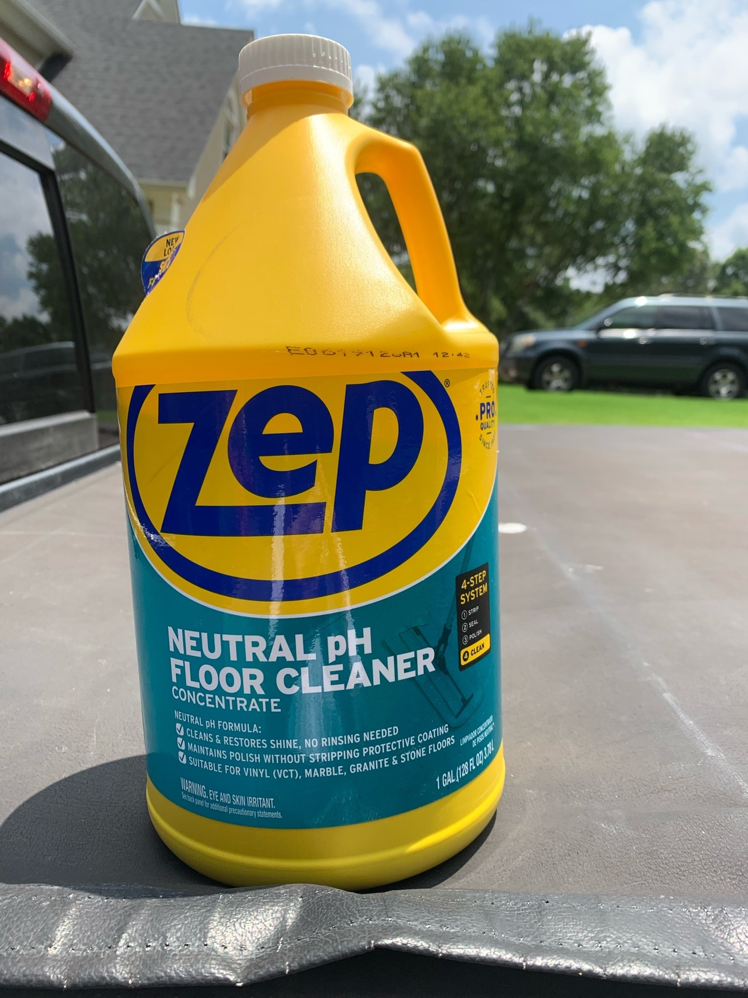 I had a marble specialist come seal all my natural  surfaces yesterday. He did my marble countertops, floors, shower floors and sealed all the grout. He told me this was the absolute best to neutralize the ph and prevent stains and etching on your natural surfaces. This gallon will last you years! He said dilute it in a spray bottle for counters and mop with it! He also suggested having designated mop heads for your natural surfaces, especially if you use other cleaners in the house.

#LTKHome #LTKdayinmylife #LTKSaleAlert