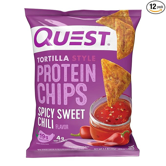 Quest Nutrition Tortilla Chip Spicy Sweet Chili, 1.1 Ounce (Pack of 12) | Amazon (US)