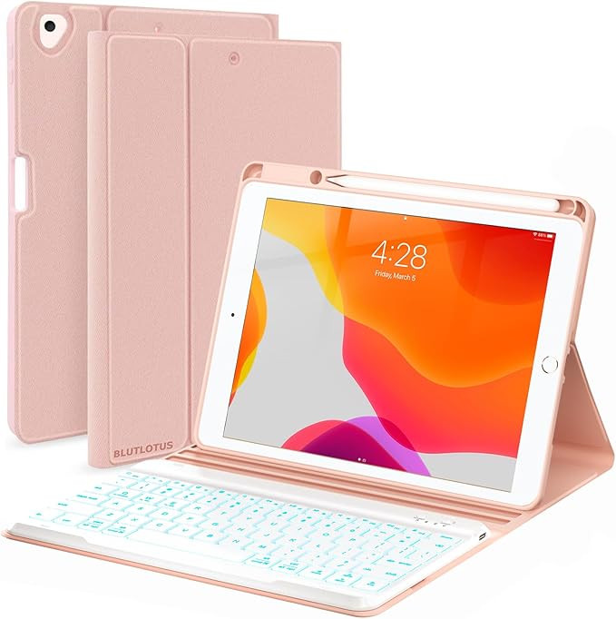 Keyboard and Case for iPad 7th/8th/9th Generation 10.2-inch 2018/2020/2021, iPad Air 3 2019, 2017... | Amazon (US)