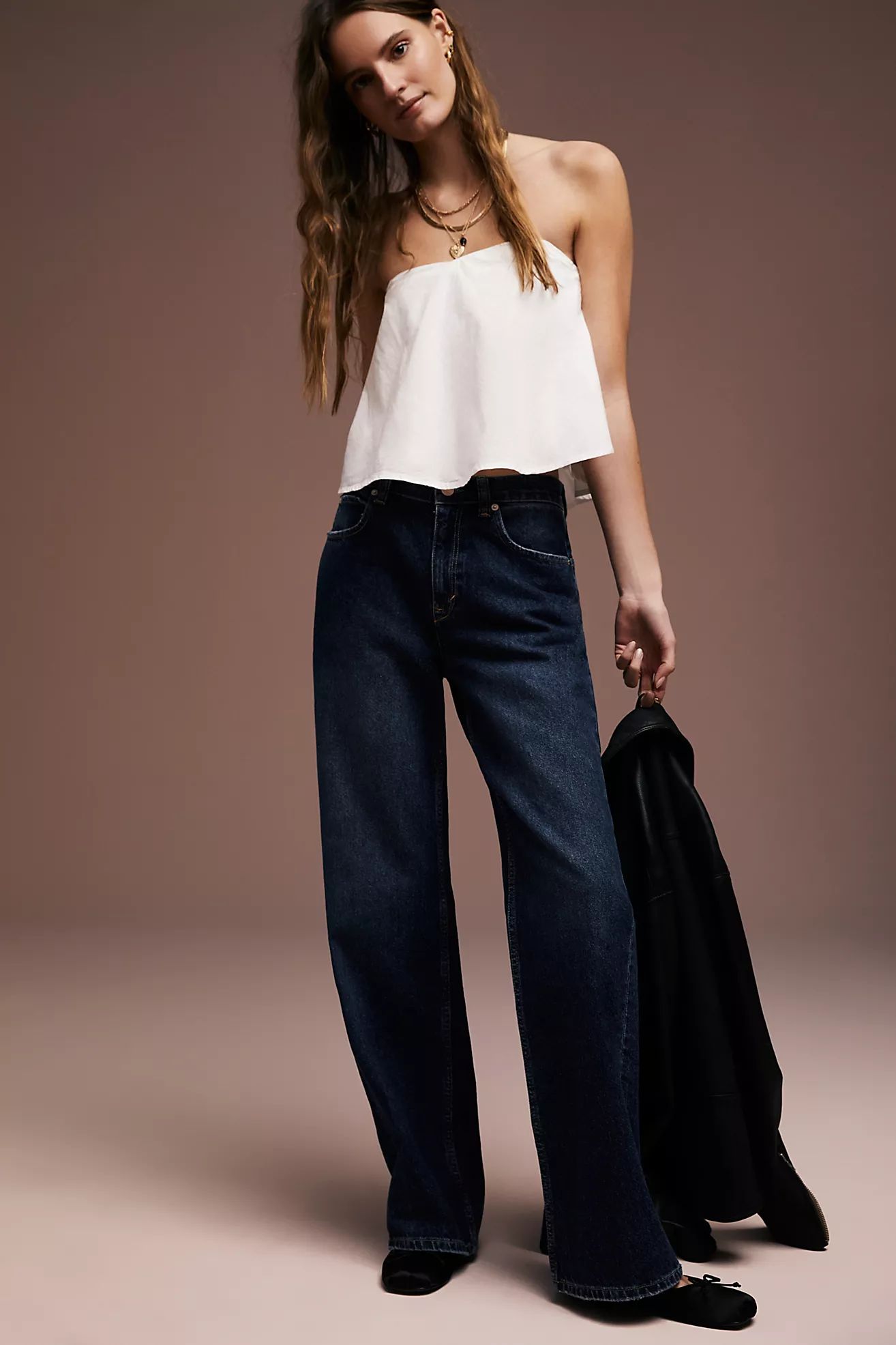 Tinsley Baggy High-Rise Jeans | Free People (Global - UK&FR Excluded)
