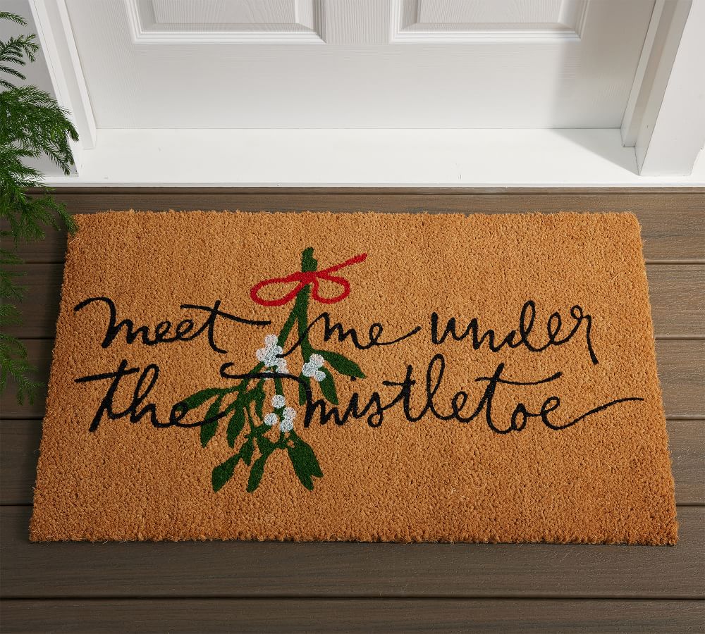 Mistletoe Doormat | Pottery Barn (US)