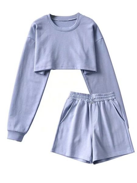 'Abbey' Cropped Top & Shorts Set (5 Colors) | Goodnight Macaroon