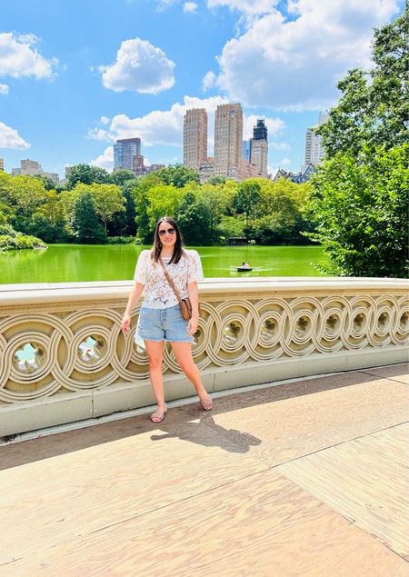 What I wore in NYC - white lace top 

#LTKworkwear #LTKtravel #LTKstyletip